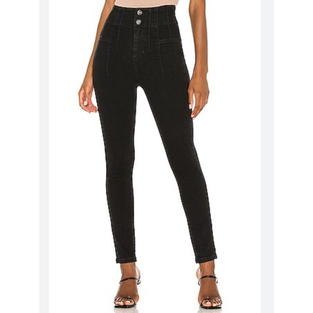 Free People We The Free Jayde Skinny Jeans Black Women’s 31